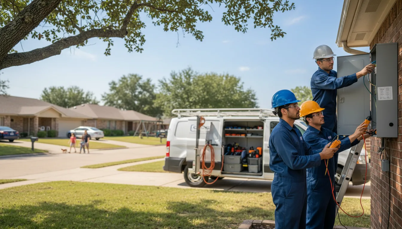 Certified electrician providing emergency electrical services in Kansasville, WI